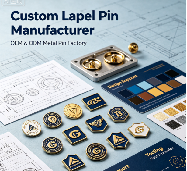 Custom Lapel Pin Manufacturer | OEM & ODM Metal Pin Factory