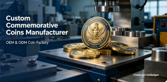 Custom Commemorative Coins Manufacturer OEM ODM Coin Factory ChallengeCoinBadges
