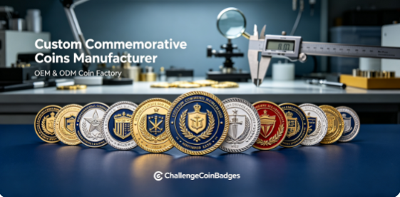 Personalized commemorative coins and custom memorial coins manufacturer ChallengeCoinBadges