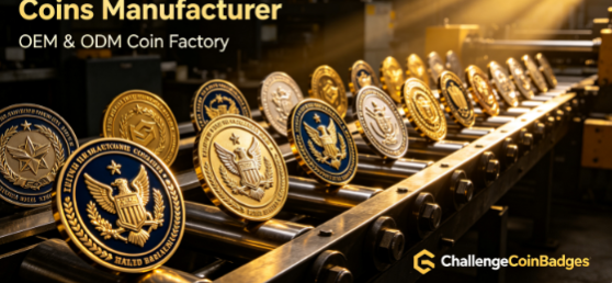 Custom commemorative coins factory producing personalized metal recognition coins | ChallengeCoinBadges