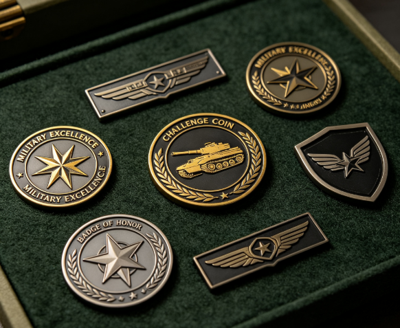Custom Army family coin and military family challenge coin manufactured by ChallengeCoinBadges