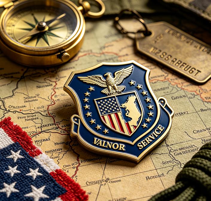 Custom Army rank coin featuring military rank insignia and personalized details by ChallengeCoinBadges