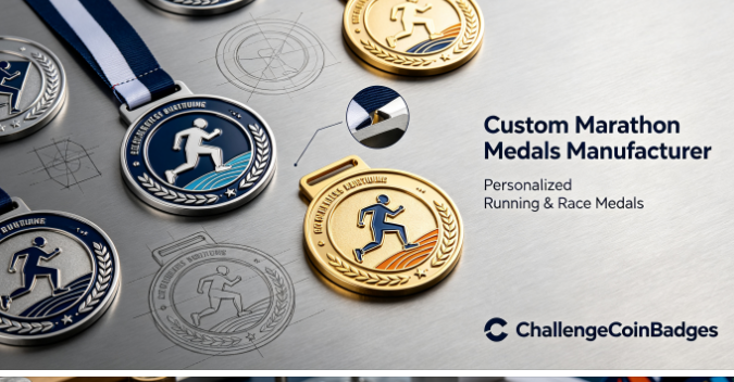 Custom 5K Medals Manufacturer | Personalized 5K Race & Running Medals | ChallengeCoinBadges