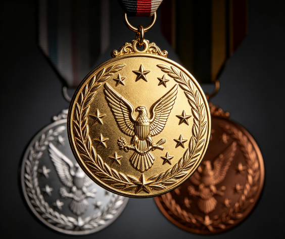 Custom Military Medals Manufacturer | Military Service & Award Medals | ChallengeCoinBadges