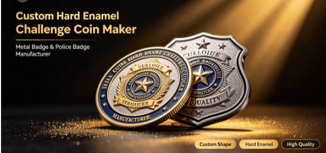 Custom Police Badge Manufacturer Producing Law Enforcement Badges for Departments