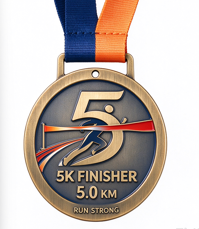Custom 5K Race Medals and Personalized Running Finisher Medals Manufacturer