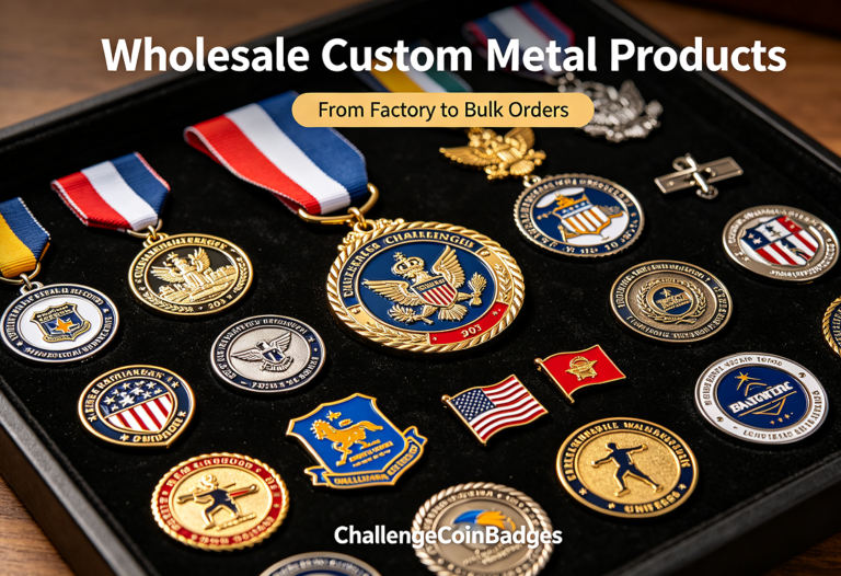 Wholesale Custom Challenge Coins, Medals & Lapel Pins | Factory Direct Manufacturer