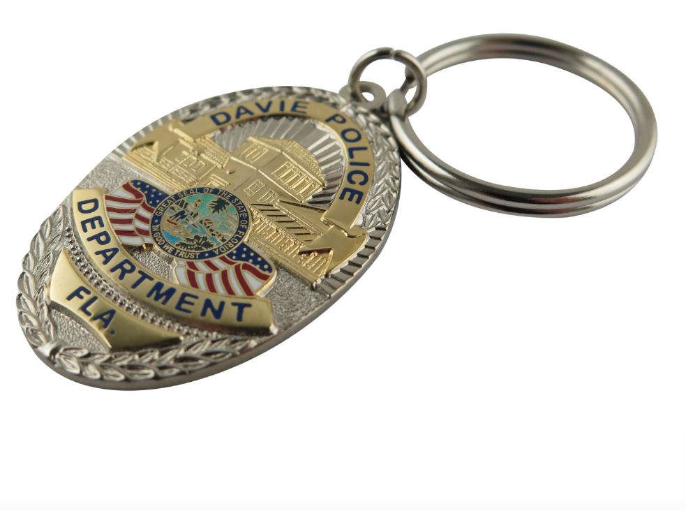 Custom Law Enforcement Police Badge Keychain Manufacturer