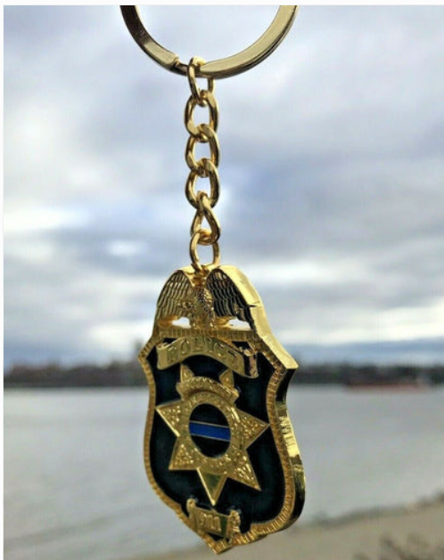 Custom 3D Police Badge Keyring Manufacturer | ChallengeCoinBadges