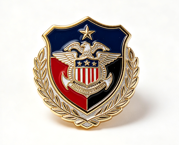 Custom Soft Enamel Police Badge and Law Enforcement Badge Manufacturer