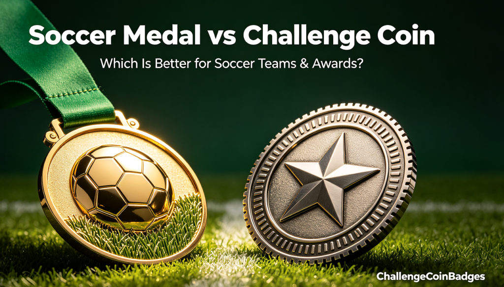 Soccer Medal vs Challenge Coin: Which Is Better for Soccer Teams & Awards? | ChallengeCoinBadges