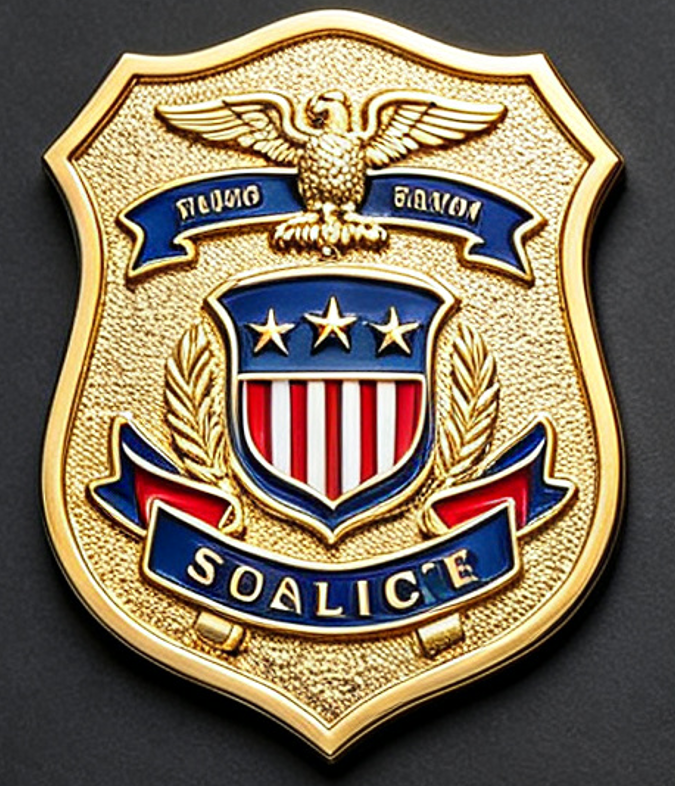 Wholesale Custom Brass Police Badges Manufacturer